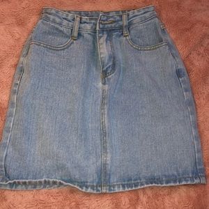 Jean skirt